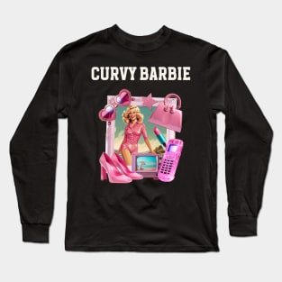 Curvy Barbie Long Sleeve T-Shirt